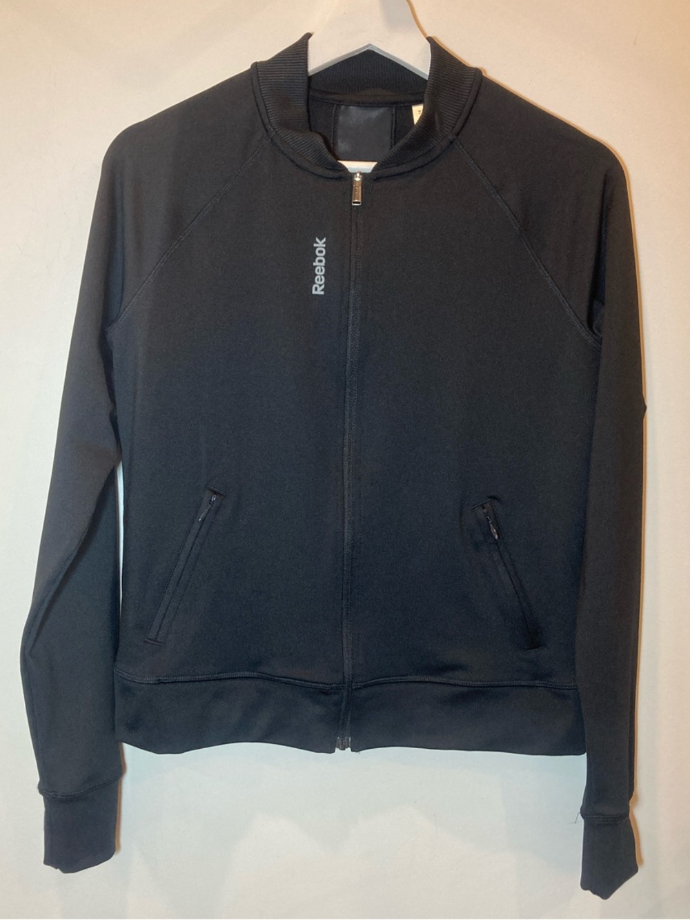 Women’s Small Reebok Black Playdry Full-Zip Track Jacket
